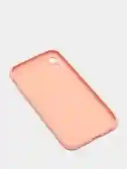 Коралловый меланж чехол на iPhone 11, 13, 12, XR, Pro, Max, Mini, бархатный