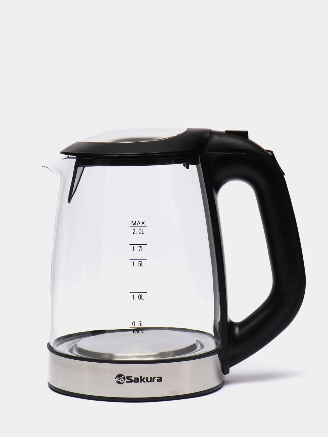 Черный чайник электрический Sakura SA-2731BK, 1850-2200 Вт