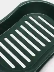 Зеленый мыльница со съёмной вставкой
