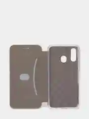 Золотой чехол-книжка Samsung Galaxy A40 (Самсунг Галакси А40)