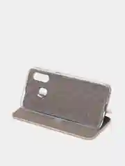 Золотой чехол-книжка Samsung Galaxy A40 (Самсунг Галакси А40)