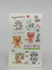 Бежевый татуировки "Единороги, мультяшные животные", 12*7,5 см