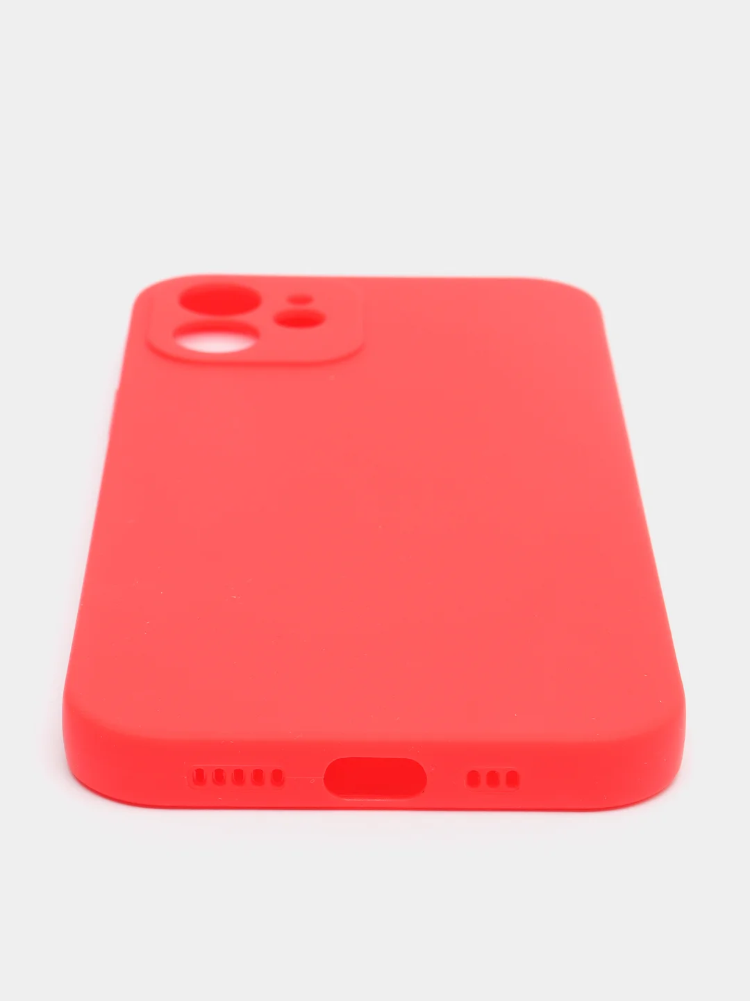 Красный чехол для iPhone 11, 13, 13 Pro, 13 Pro Max, 12, 12 Pro, 12 Pro Max, силикон