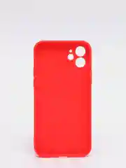 Красный чехол для iPhone 11, 13, 13 Pro, 13 Pro Max, 12, 12 Pro, 12 Pro Max, силикон