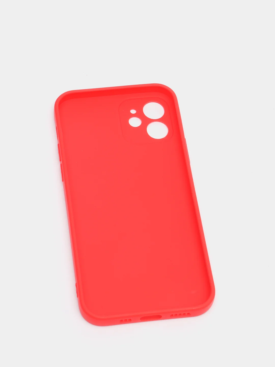 Красный чехол для iPhone 11, 13, 13 Pro, 13 Pro Max, 12, 12 Pro, 12 Pro Max, силикон
