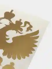 Золотой наклейка Герб России