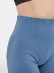 Синий меланж легинсы женские
