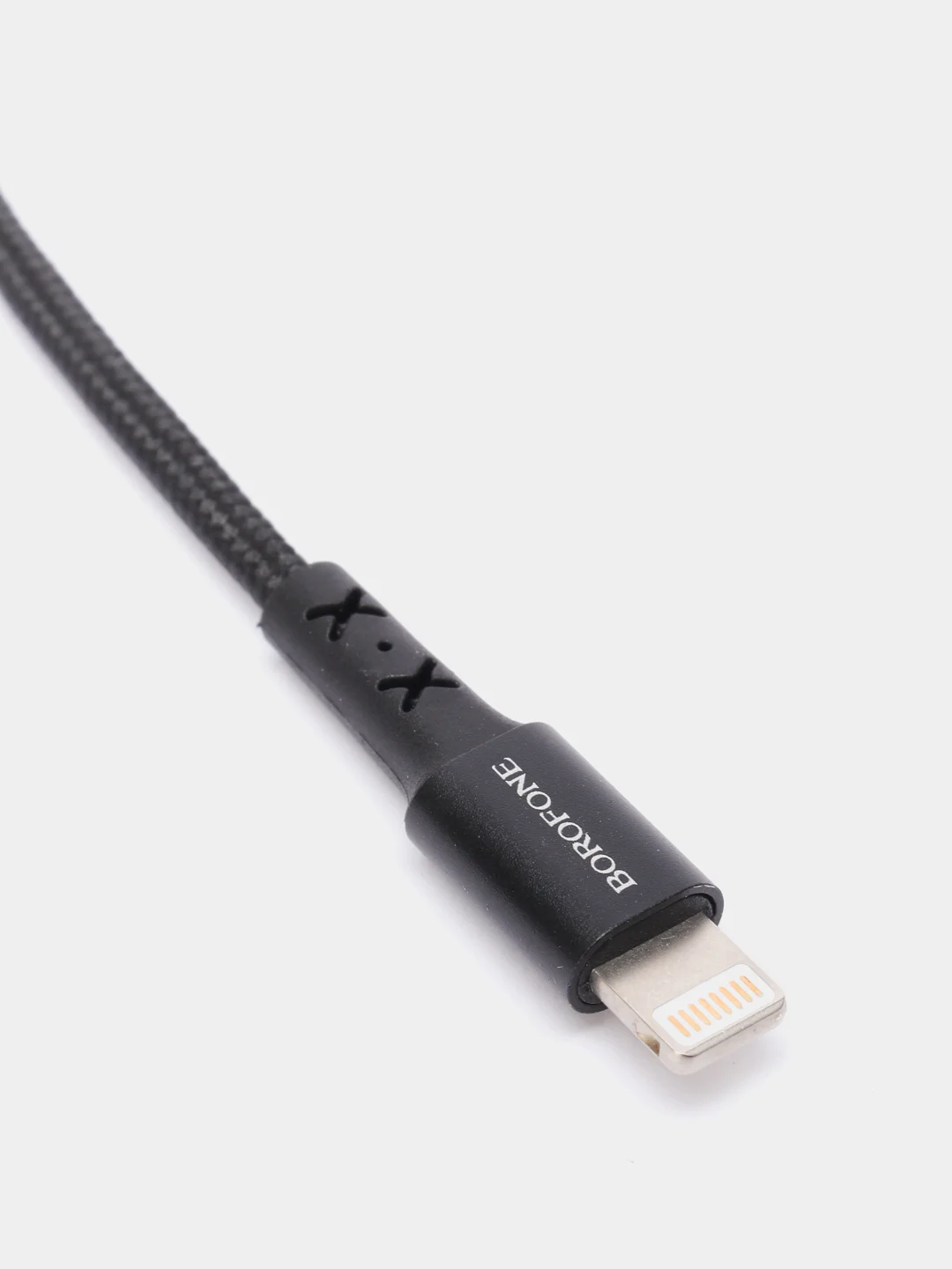 Черный кабель зарядный Borofone BX20 (1m, Micro-USB/Type-C/Lightning) для Android и Apple iPhone
