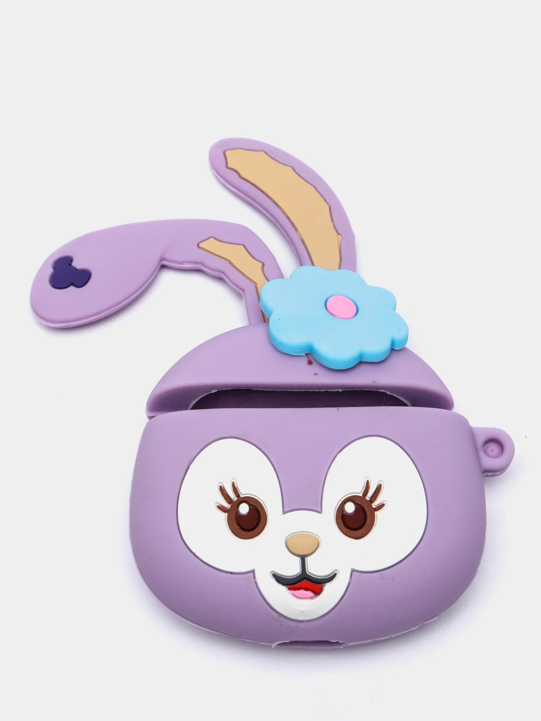 Пудровый силиконовый чехол для Apple AirPods 1 / 2