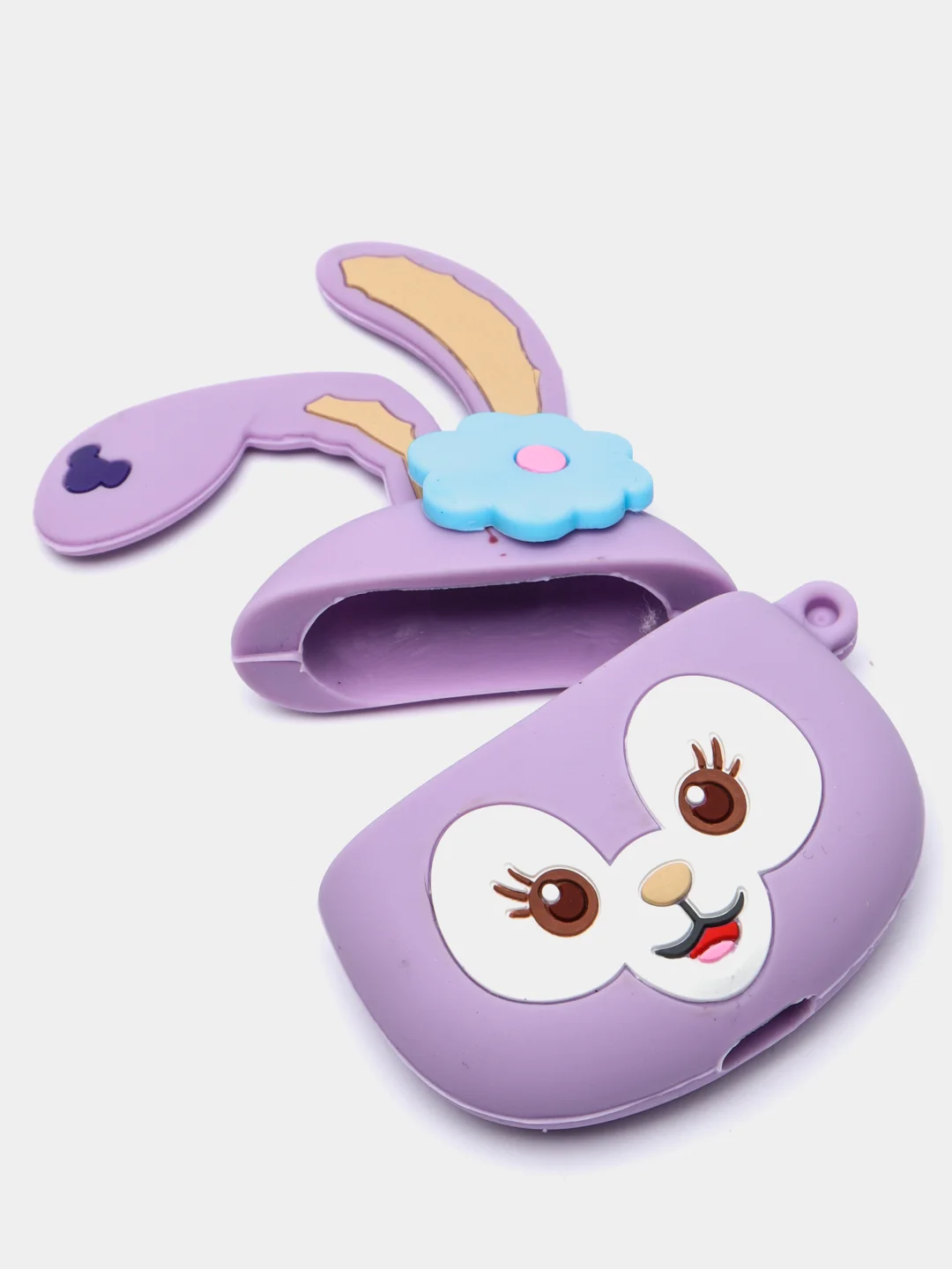 Пудровый силиконовый чехол для Apple AirPods 1 / 2