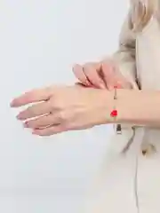 Красный браслет Красное сердце с подвеской