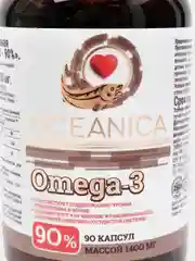 Омега 3 Oceanica, 90%, 90 капсул по 1400 мг