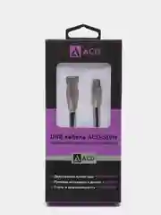 Черный кабель для зарядки Apple iPhone, iPad, iPod Lightning USB, 1 м, Android Type-C