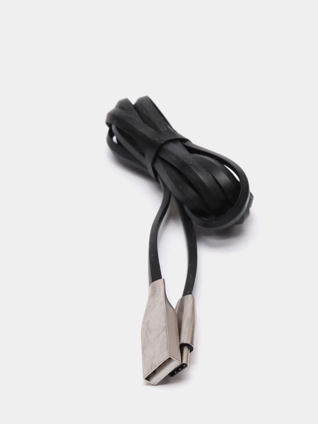 Черный кабель для зарядки Apple iPhone, iPad, iPod Lightning USB, 1 м, Android Type-C