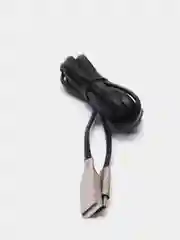 Черный кабель для зарядки Apple iPhone, iPad, iPod Lightning USB, 1 м, Android Type-C