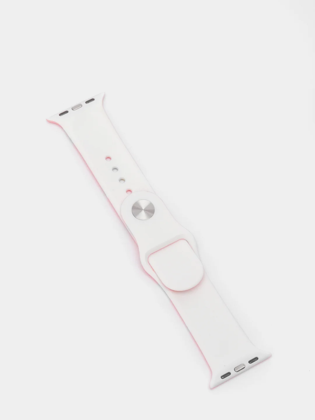 Аметистовый ремешок силиконовый с рисунком для Apple Watch