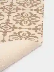 Пудровый ковёр на пол, коврик