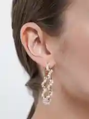 Конфетный серьги женские