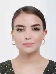 Молочный серьги женские