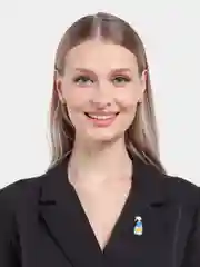Синий значок металлический "Чистящее средство"
