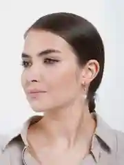 Слоновая кость серьги женские