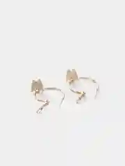 Бежевый серьги женские