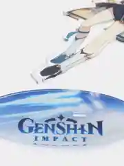 Индиго акриловая 2д фигурка по игре "Геншин импакт / Genshin Impact"
