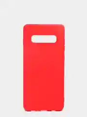 Красный чехол на Samsung (Самсунг) S8, S9, S9 plus, S10, S10 plus, S10e