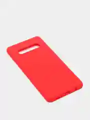 Красный чехол на Samsung (Самсунг) S8, S9, S9 plus, S10, S10 plus, S10e
