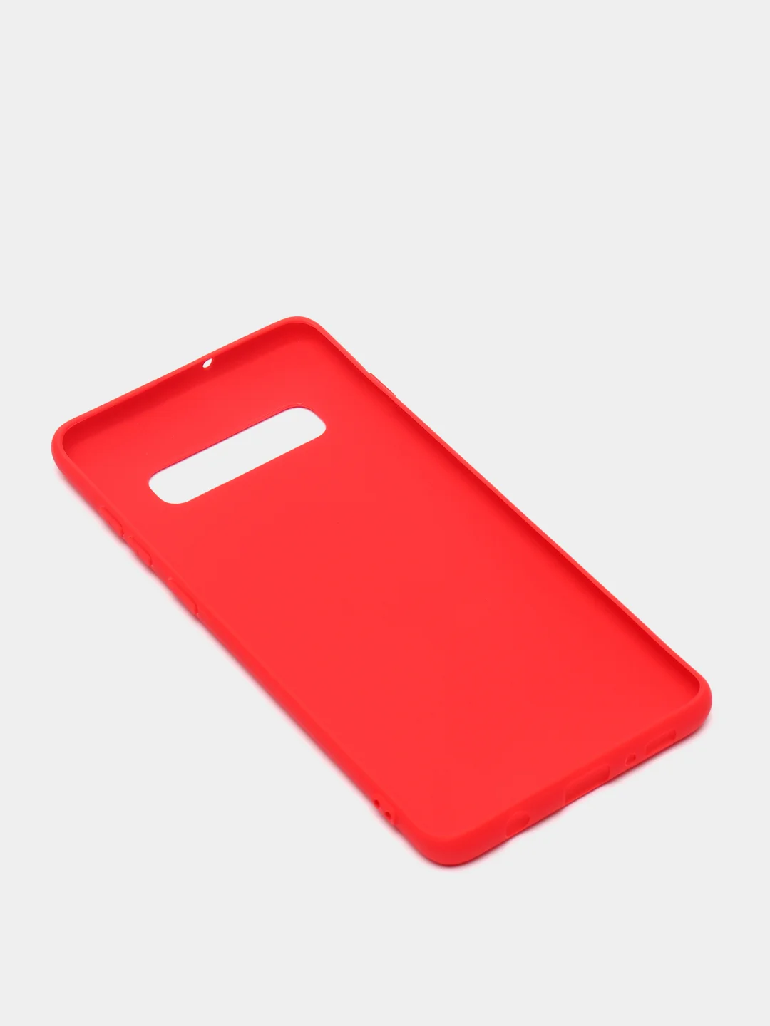 Красный чехол на Samsung (Самсунг) S8, S9, S9 plus, S10, S10 plus, S10e