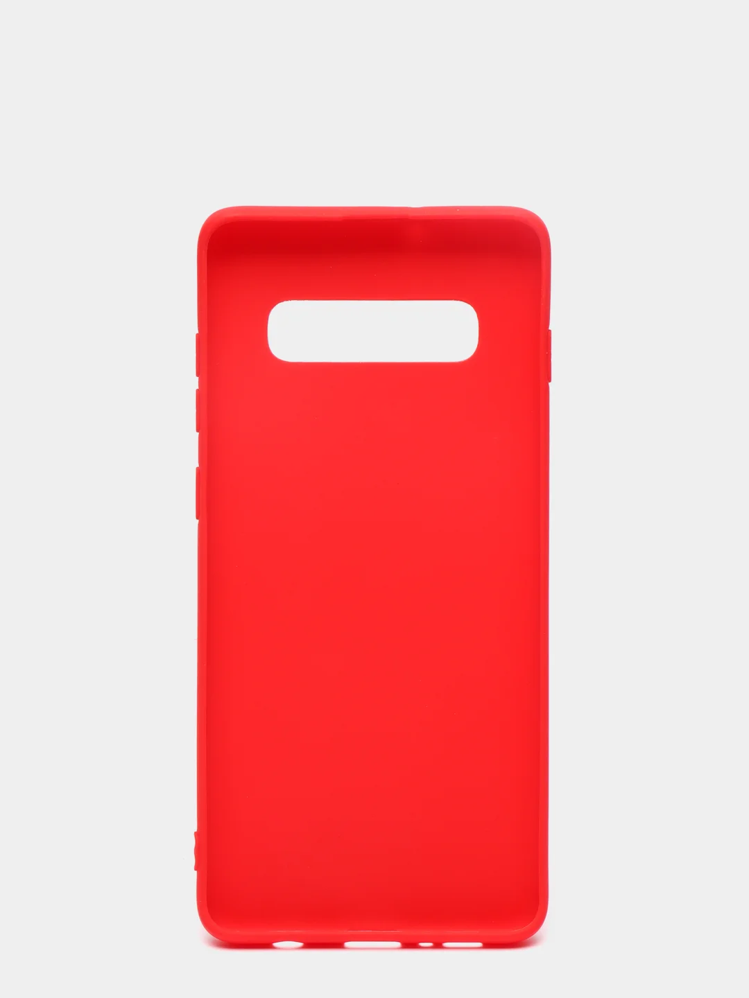 Красный чехол на Samsung (Самсунг) S8, S9, S9 plus, S10, S10 plus, S10e