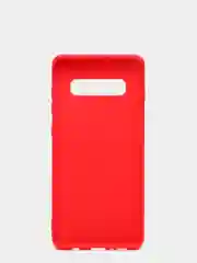 Красный чехол на Samsung (Самсунг) S8, S9, S9 plus, S10, S10 plus, S10e