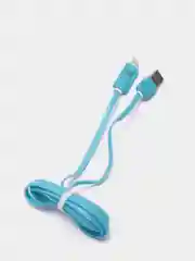 Голубой кабель для зарядки Apple iPhone, iPad, iPod Lightning USB, 1 м, Android Type-C