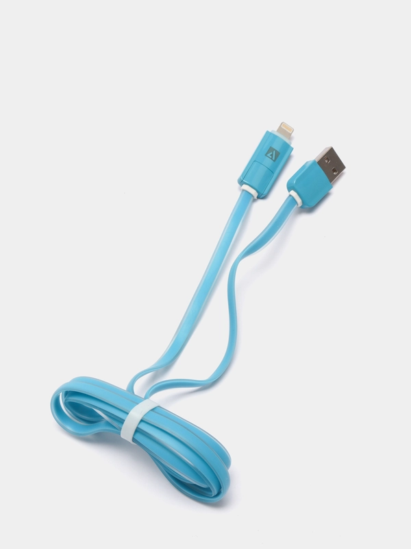 Кабель для зарядки Apple iPhone, iPad, iPod Lightning USB, 1 м, Android Type-C