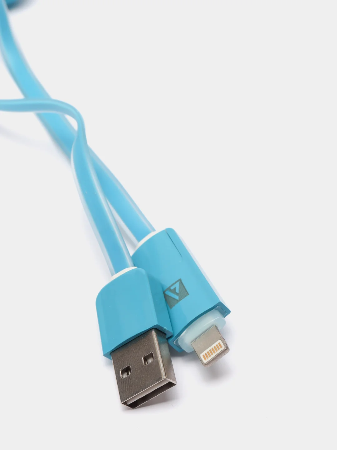 Голубой кабель для зарядки Apple iPhone, iPad, iPod Lightning USB, 1 м, Android Type-C