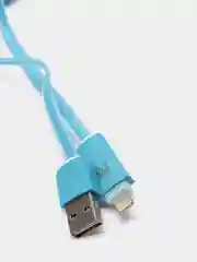 Голубой кабель для зарядки Apple iPhone, iPad, iPod Lightning USB, 1 м, Android Type-C