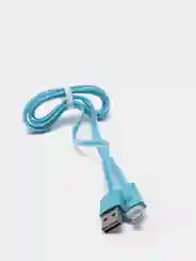 Голубой кабель для зарядки Apple iPhone, iPad, iPod Lightning USB, 1 м, Android Type-C