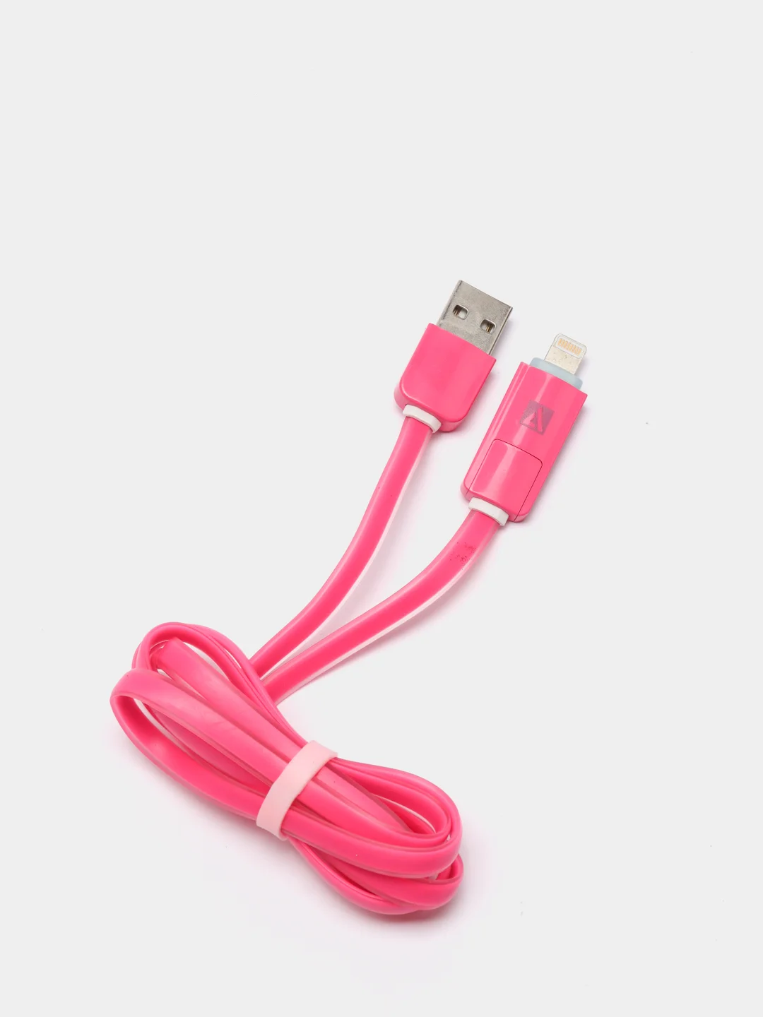 Розовый кабель для зарядки Apple iPhone, iPad, iPod Lightning USB, 1 м, Android Type-C