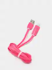 Розовый кабель для зарядки Apple iPhone, iPad, iPod Lightning USB, 1 м, Android Type-C