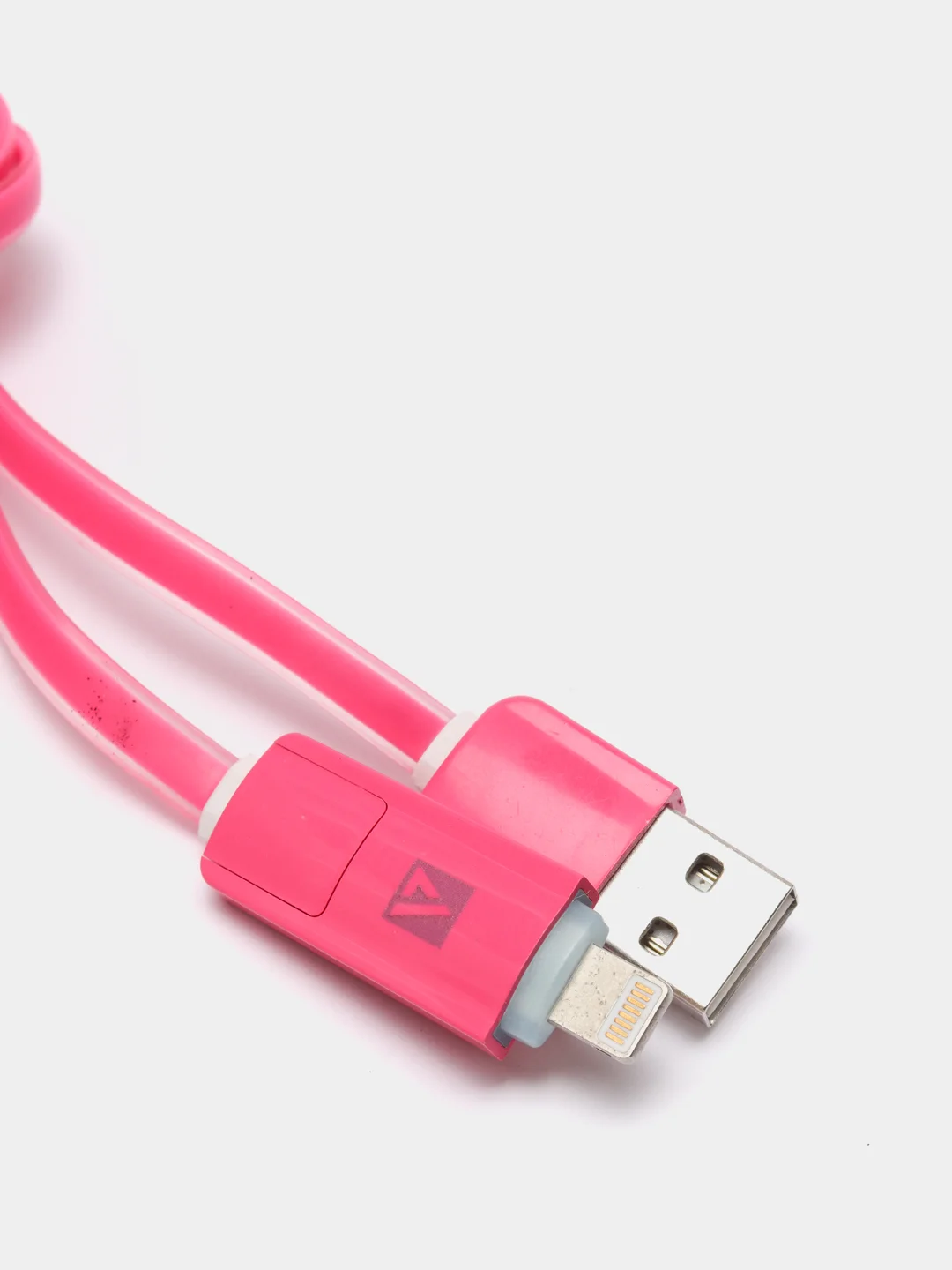 Розовый кабель для зарядки Apple iPhone, iPad, iPod Lightning USB, 1 м, Android Type-C