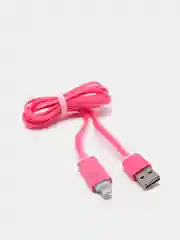 Розовый кабель для зарядки Apple iPhone, iPad, iPod Lightning USB, 1 м, Android Type-C