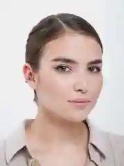 Серый серьги каффы на Новый год