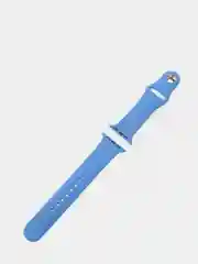 Синий силиконовый ремешок для Apple Watch 3, 4, 5, 6, 7, SE на 38/40