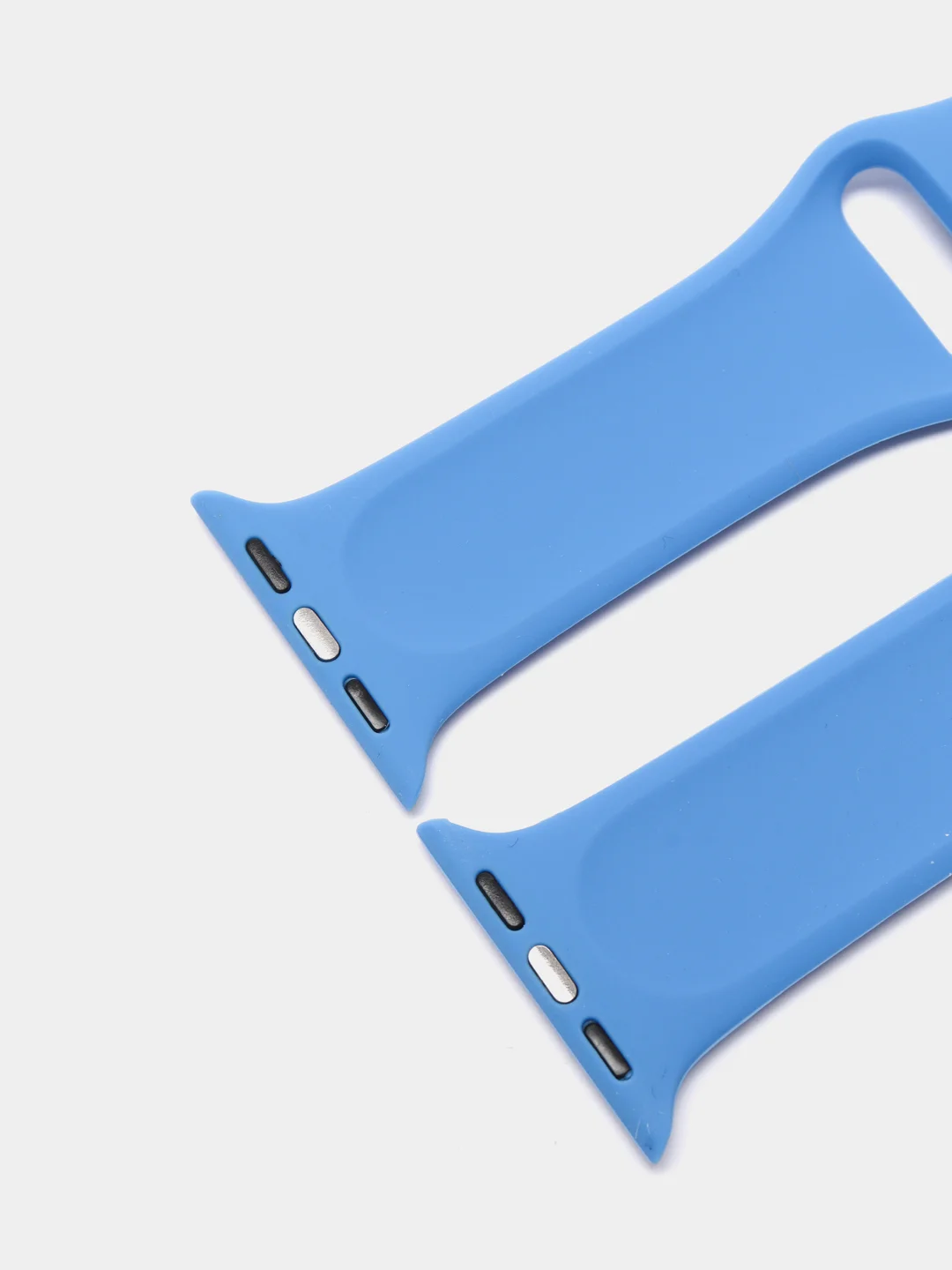 Синий силиконовый ремешок для Apple Watch 3, 4, 5, 6, 7, SE на 38/40