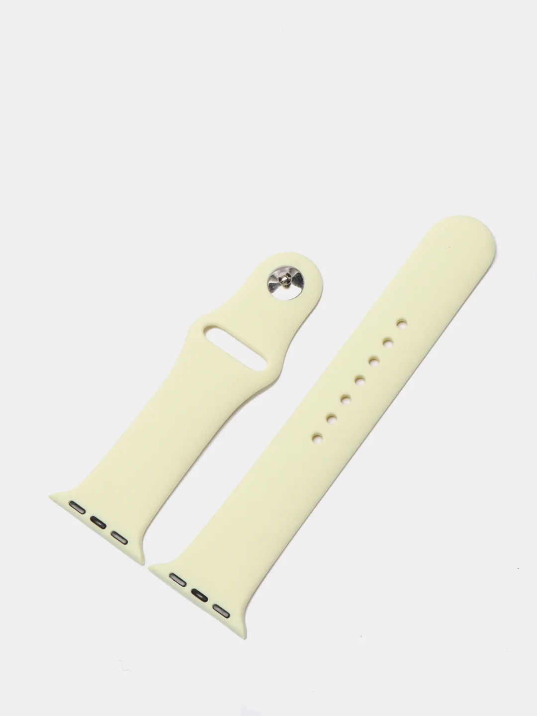 Лимонный силиконовый ремешок для Apple Watch 3, 4, 5, 6, 7, SE на 38/40