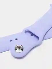 Лавандовый силиконовый ремешок для Apple Watch 3, 4, 5, 6, 7, SE на 38/40