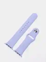 Лавандовый силиконовый ремешок для Apple Watch 3, 4, 5, 6, 7, SE на 38/40