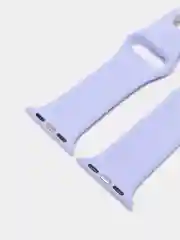 Лавандовый силиконовый ремешок для Apple Watch 3, 4, 5, 6, 7, SE на 38/40