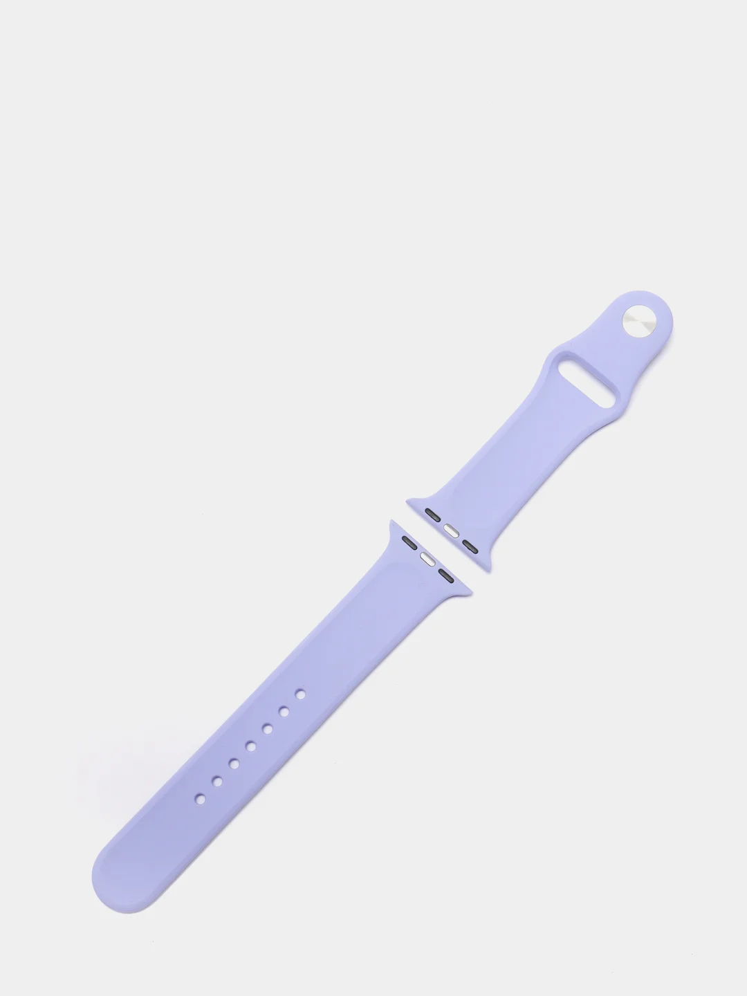 Лавандовый силиконовый ремешок для Apple Watch 3, 4, 5, 6, 7, SE на 38/40