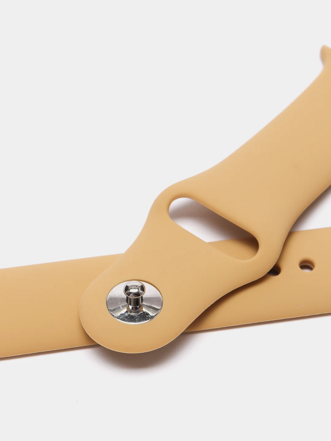 Бронзовый силиконовый ремешок для Apple Watch 3, 4, 5, 6, 7, SE на 38/40